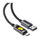 Дата кабель USB 2.0 AM to USB-C 1.2m 60W black Acefast (6974316284673)