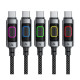 Дата кабель USB 2.0 AM to USB-C 1.2m 60W black Acefast (6974316284673)