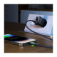 Дата кабель USB 2.0 AM to USB-C 1.2m 60W black Acefast (6974316284673)