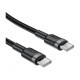 Дата кабель USB-C to USB-C 1.2m 60W black Acefast (6974316285137)