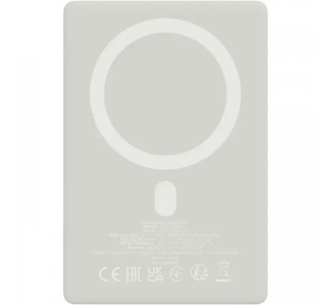 Батарея універсальна Canyon 10000mAh OnPower 511 PD20W Magnetic wireless MagSafe Grey (CNS-CPB511G)
