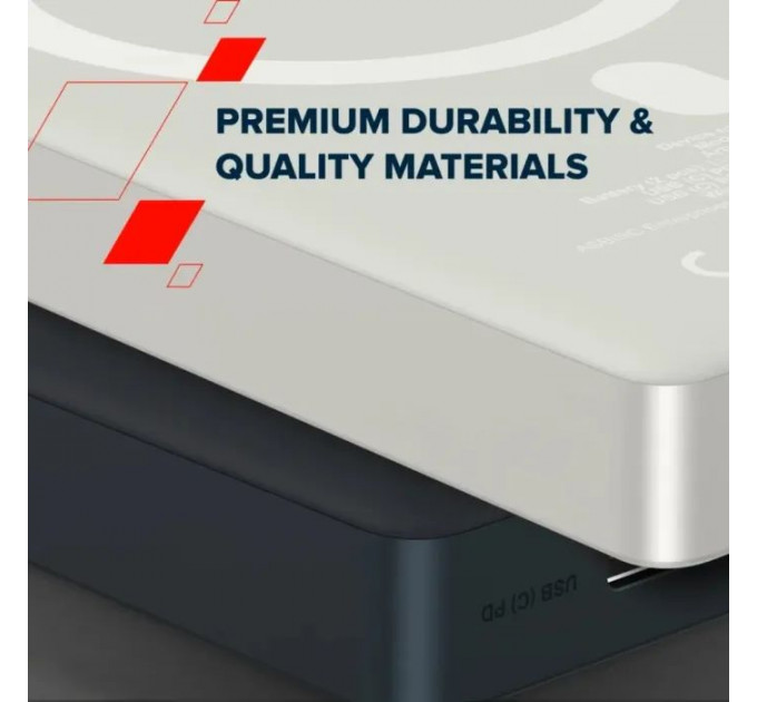 Батарея універсальна Canyon 10000mAh OnPower 511 PD20W Magnetic wireless MagSafe Grey (CNS-CPB511G)