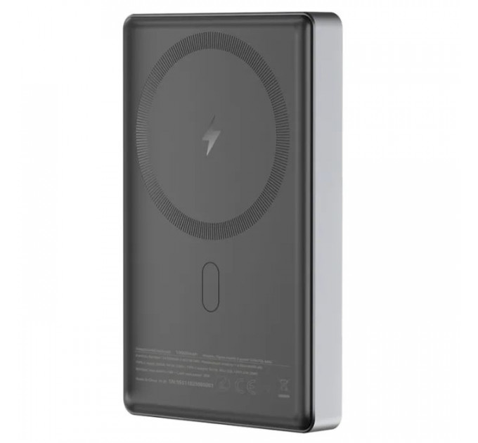 Батарея універсальна Sigma X-power SI10A7QL-MAG grey 10000mAh, Magnetic wireless 15W, PD+QC, 20W max (4827798955116)