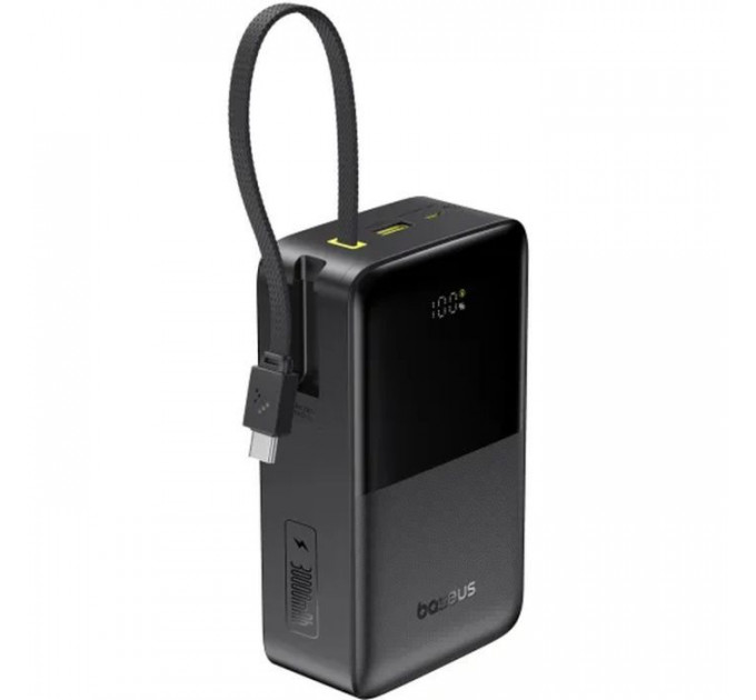 Батарея універсальна Baseus EnerFill FC51 Bipow2 Pro 30000mAh 22,5W build cab.USB-C black (E0028100)