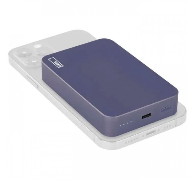 Батарея универсальная EMOS 10000mAh WI1046, 20W, Wireless, blue (B0551BL)
