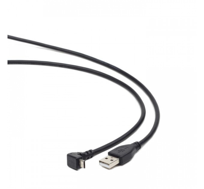 Дата кабель USB 2.0 AM to Micro 5P 1.8m 90° Cablexpert (CCP-mUSB2-AMBM90-6)