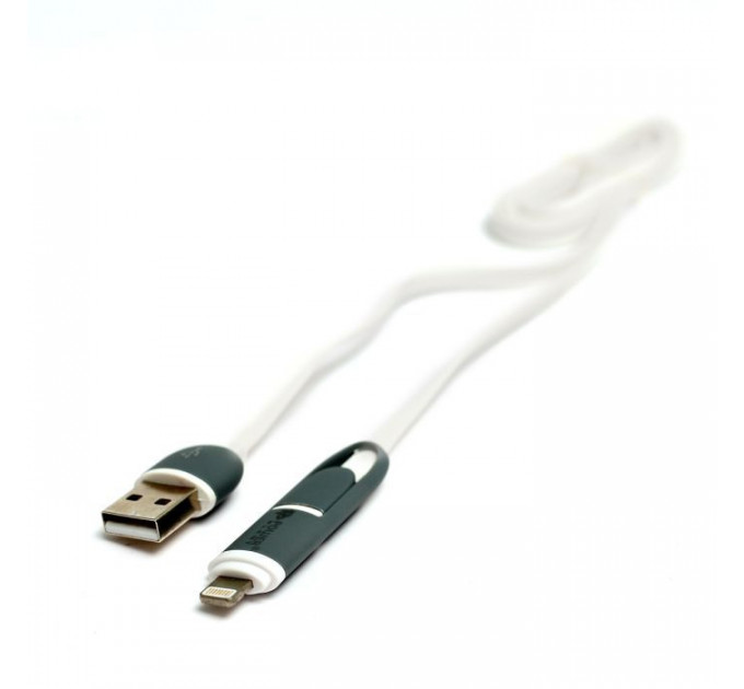 Дата кабель USB 2.0 AM to Lightning + Micro 5P 1.0m PowerPlant (KD00AS1292) Дата кабель USB 2.0 AM to Lightning + Micro 5P 1.0m PowerPlant (KD00AS1292)