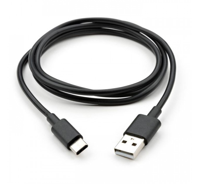 Дата кабеля USB 2.0 AM to USB-C 1.0m PVC black Vinga (VCPDCTC1BK)