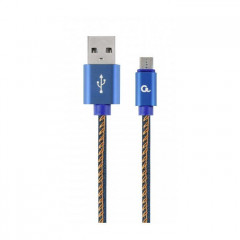 Дата кабель USB 2.0 AM to Micro 5P 1.0m Cablexpert (CC-USB2J-AMmBM-1M-BL)