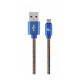 Дата кабель USB 2.0 AM to Micro 5P 1.0m Cablexpert (CC-USB2J-AMmBM-1M-BL)