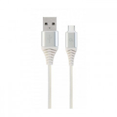 Дата кабель USB 2.0 AM to USB-C 1.0m Cablexpert (CC-USB2B-AMCM-1M-BW2)