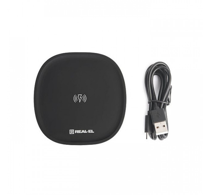Зарядний пристрій REAL-EL WL-740 black (EL123160019)