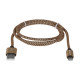Дата кабеля USB 2.0 AM to Lightning 1.0m gold Defender (87806)