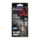 Дата кабеля USB 2.0 AM to Lightning 1.0m gold Defender (87806)
