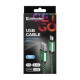 Дата кабель USB 2.0 AM to Micro 5P 1.0m USB08-03T green Defender (87804)