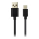 Дата кабель USB 2.0 AM to Type-C 1.8m 1A black Canyon (CNE-USBC2B)