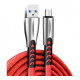 Дата кабель USB 2.0 AM to Micro 5P 1.0m zinc alloy red ColorWay (CW-CBUM011-RD)