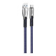 Дата кабель USB 2.0 AM to Micro 5P 1.0m zinc alloy blue ColorWay (CW-CBUM011-BL)