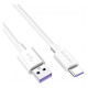 Дата кабеля USB 2.0 AM to USB-C 1.0m 5A white ColorWay (CW-CBUC019-WH)