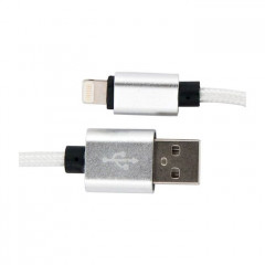 Дата кабель USB 2.0 AM to Lightning 1.0m white Dengos (NTK-L-MT-WHITE)