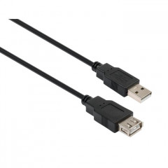Дата кабель USB 2.0 AM\/AF 3.0m Vinga (VCPUSBAMAF3BK)