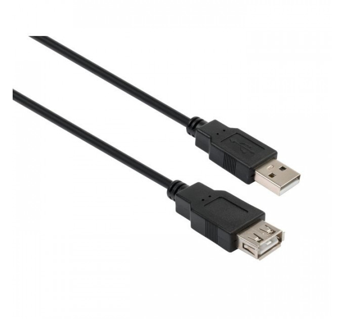 Дата кабель USB 2.0 AM\/AF 3.0m Vinga (VCPUSBAMAF3BK)