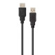 Дата кабель USB 2.0 AM\/AF 3.0m Vinga (VCPUSBAMAF3BK)