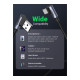 Дата кабель USB 2.0 AM to Type-C 1.0m US176 Both Angled 3A (Black) Ugreen (20856)