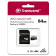 Карта пам/'яті Transcend 64GB microSDXC class 10 UHS-I U3 A2 (TS64GUSD340S)