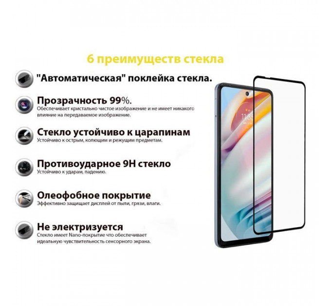Скло захисне BeCover Motorola Moto G60 \/ G60s Black (706899)