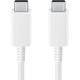 Дата кабель USB-C to USB-C 1.8m White 3A Samsung (EP-DX310JWRGRU)