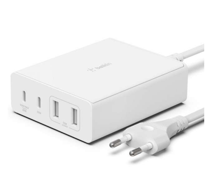 Зарядное устройство для Belkin Home Charger 108W GAN Dual USB-C/USB-A (WCH010VFWH) Зарядное устройство для Belkin Home Charger 108W GAN Dual USB-C/USB-A (WCH010VFWH)