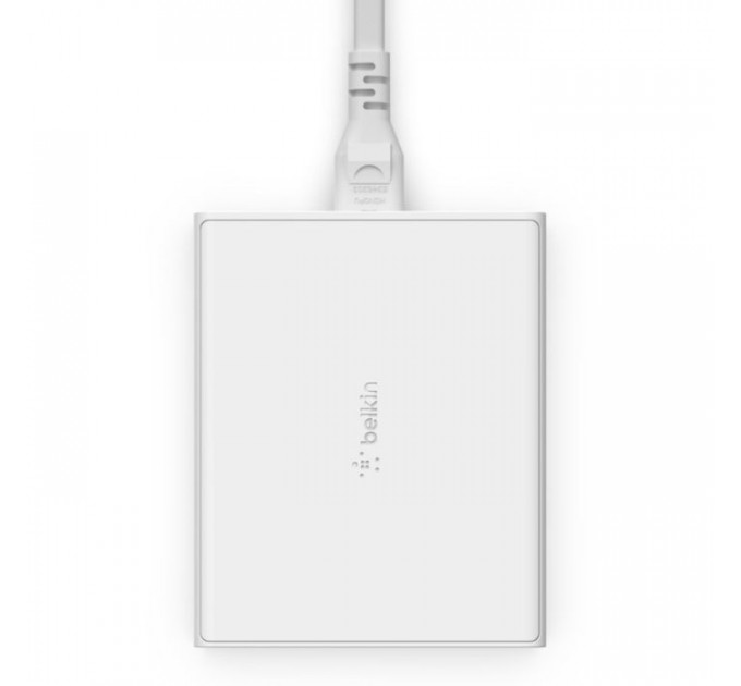 Зарядное устройство для Belkin Home Charger 108W GAN Dual USB-C/USB-A (WCH010VFWH)