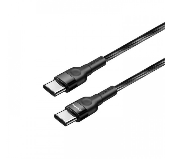 Дата USB-C кабель USB-C 1.0m 3.0A black ColorWay (CW-CBPDCC047-BK)