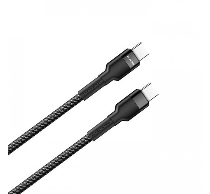 Дата USB-C кабель USB-C 1.0m 3.0A black ColorWay (CW-CBPDCC047-BK)