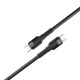 Дата USB-C кабель USB-C 1.0m 3.0A black ColorWay (CW-CBPDCC047-BK)