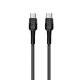 Дата USB-C кабель USB-C 1.0m 3.0A black ColorWay (CW-CBPDCC047-BK)