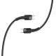Дата USB-C кабель USB-C 1.0m 3.0A black ColorWay (CW-CBPDCC047-BK)