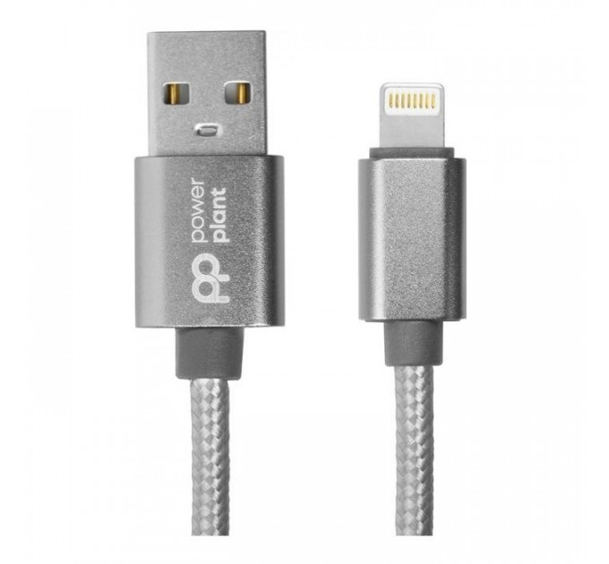 Дата кабель USB 2.0 AM to Lightning 1.0m PowerPlant (CA912322)