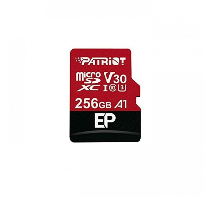 Карта пам/'яті Patriot 256GB microSDXC class 10 UHS-I\/U3 EP A1 (PEF256GEP31MCX)