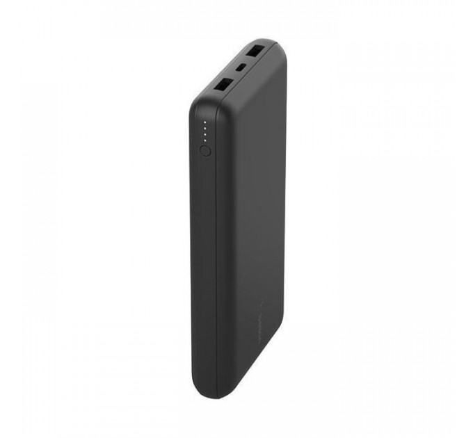 Батарея универсальная Belkin 20000mAh, USB-C, 2*USB-A, 3A, 6\" USB-A to USB-C cable, Black (BPB012BTBK)