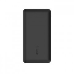 Батарея універсальна Belkin 10000mAh, USB-C, 2*USB-A, 3A max, 6\" USB-A to USB-C cable, Black (BPB011btBK)