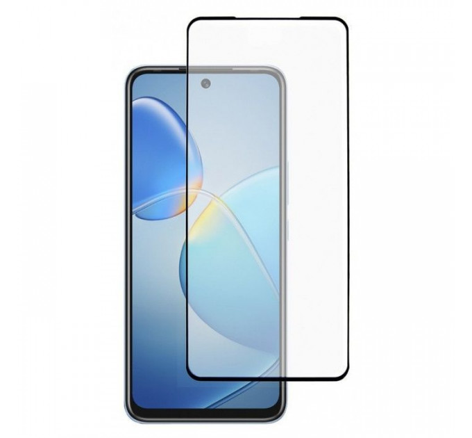 Скло захисне Dengos Full Glue Infinix Hot 12 Play black frame (TGFG-248)