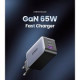 Зарядное устройство для Ugreen 3xUSB 65W GaN (2хUSB-C+USB-A) CD244 Grey (10335)