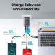 Зарядное устройство для Ugreen 3xUSB 65W GaN (2хUSB-C+USB-A) CD244 Grey (10335)