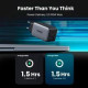 Зарядное устройство для Ugreen 3xUSB 65W GaN (2хUSB-C+USB-A) CD244 Grey (10335)