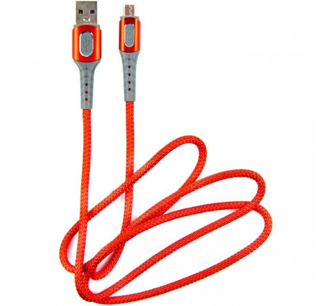 Дата кабель USB 2.0 AM to Micro 5P 1.0m red Dengos (NTK-M-LP-RED)