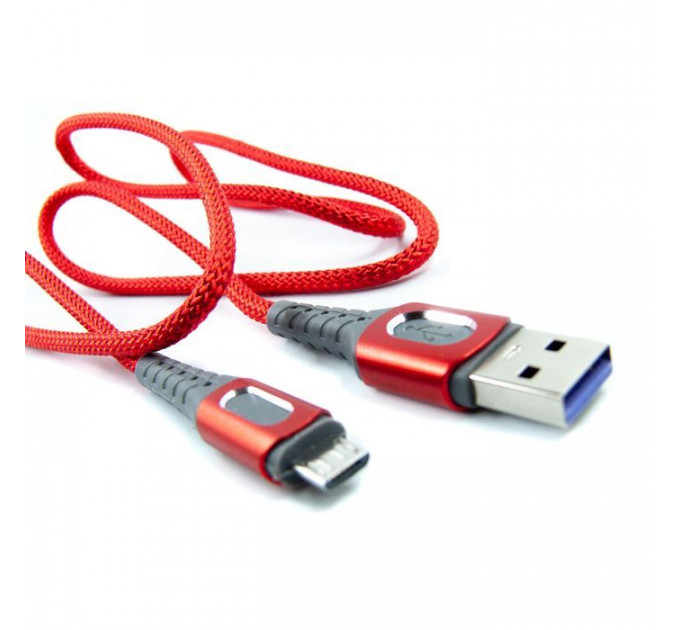 Дата кабель USB 2.0 AM to Micro 5P 1.0m red Dengos (NTK-M-LP-RED)
