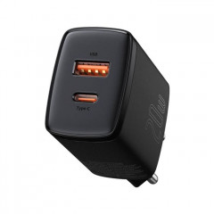 Зарядний пристрій Baseus Compact Quick Charger U+C 20W EU Black (CCXJ-B01)