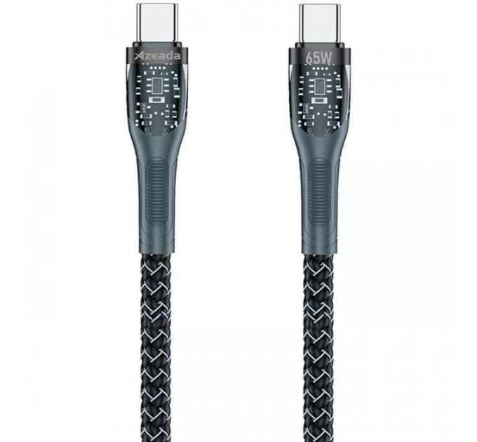 Дата кабель USB-C to USB-C 1.3m Lotto PD-B89CC Black Proda (PD-B89 (C-C)-BK)